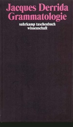 Buchcover Grammatologie | Jacques Derrida | EAN 9783518067390 | ISBN 3-518-06739-7 | ISBN 978-3-518-06739-0