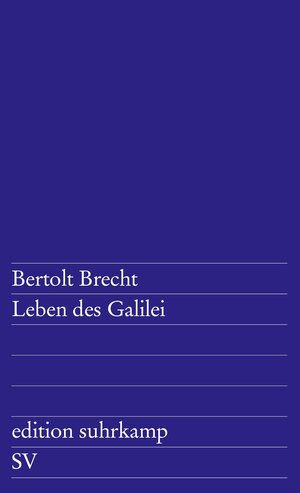 Buchcover Leben des Galilei | Bertolt Brecht | EAN 9783518100011 | ISBN 3-518-10001-7 | ISBN 978-3-518-10001-1