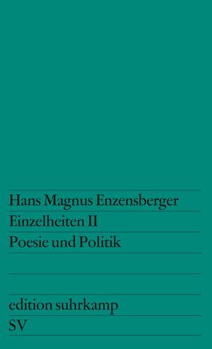 Buchcover Einzelheiten II | Hans Magnus Enzensberger | EAN 9783518100875 | ISBN 3-518-10087-4 | ISBN 978-3-518-10087-5