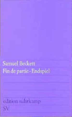 Edition Suhrkamp, Nr.96, Fin de partie - Endspiel. Französisch und deutsch.