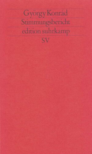 Buchcover Stimmungsbericht | György Konrád | EAN 9783518113943 | ISBN 3-518-11394-1 | ISBN 978-3-518-11394-3
