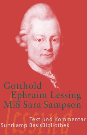 Buchcover Miß Sara Sampson | Gotthold Ephraim Lessing | EAN 9783518188521 | ISBN 3-518-18852-6 | ISBN 978-3-518-18852-1