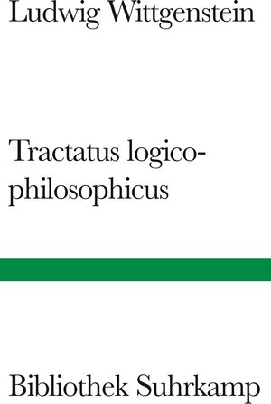 Buchcover Tractatus logico-philosophicus | Ludwig Wittgenstein | EAN 9783518223222 | ISBN 3-518-22322-4 | ISBN 978-3-518-22322-2