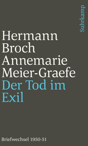 Buchcover Der Tod im Exil | Hermann Broch | EAN 9783518241035 | ISBN 3-518-24103-6 | ISBN 978-3-518-24103-5