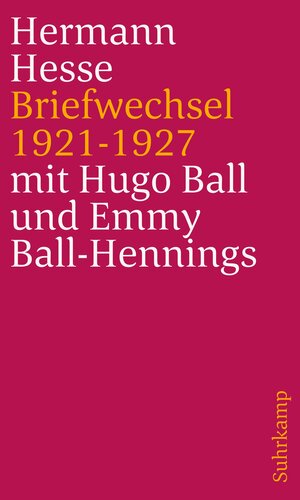 Buchcover Briefwechsel 1921 bis 1927 | Hermann Hesse | EAN 9783518241295 | ISBN 3-518-24129-X | ISBN 978-3-518-24129-5