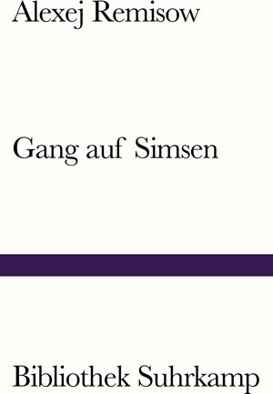 Buchcover Gang auf Simsen | Alexej Remisow | EAN 9783518242339 | ISBN 3-518-24233-4 | ISBN 978-3-518-24233-9