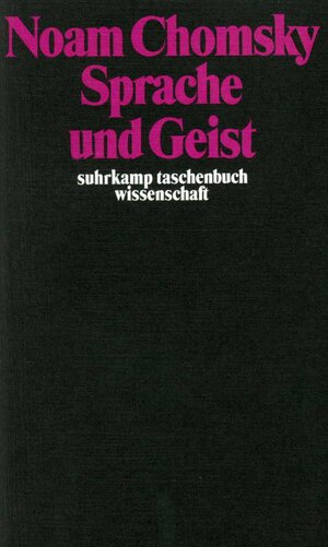 Buchcover Sprache und Geist | Noam Chomsky | EAN 9783518276198 | ISBN 3-518-27619-0 | ISBN 978-3-518-27619-8