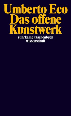 Buchcover Das offene Kunstwerk | Umberto Eco | EAN 9783518278222 | ISBN 3-518-27822-3 | ISBN 978-3-518-27822-2