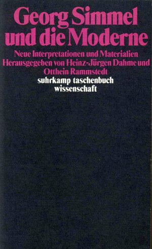 Georg Simmel und die Moderne: Neue Interpretationen und Materialien (suhrkamp taschenbuch wissenschaft)