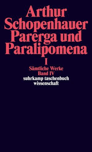 Buchcover Sämtliche Werke in fünf Bänden | Arthur Schopenhauer | EAN 9783518282649 | ISBN 3-518-28264-6 | ISBN 978-3-518-28264-9