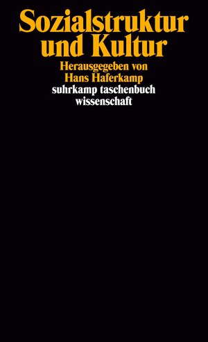 Buchcover Sozialstruktur und Kultur  | EAN 9783518283936 | ISBN 3-518-28393-6 | ISBN 978-3-518-28393-6