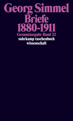 Buchcover Gesamtausgabe in 24 Bänden | Georg Simmel | EAN 9783518284223 | ISBN 3-518-28422-3 | ISBN 978-3-518-28422-3