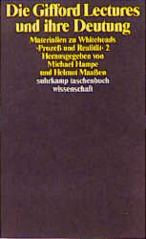 Buchcover Materialien zu Whiteheads »Prozeß und Realität«  | EAN 9783518285213 | ISBN 3-518-28521-1 | ISBN 978-3-518-28521-3