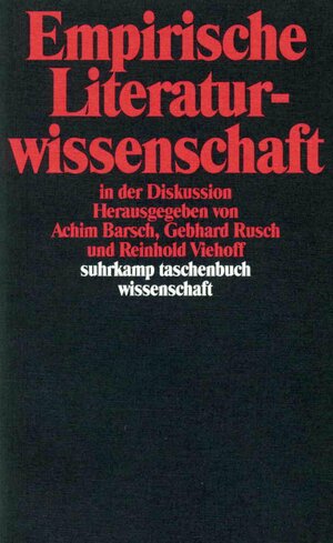 Suhrkamp Taschenbuch Wissenschaft Nr. 1107: Empirische Literaturwissenschaft in der Diskussion