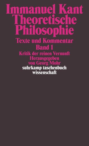 Buchcover Theoretische Philosophie | Immanuel Kant | EAN 9783518291184 | ISBN 3-518-29118-1 | ISBN 978-3-518-29118-4