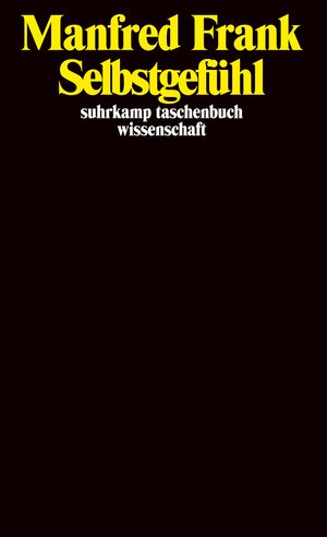 Selbstgefühl: Eine historisch-systematische  Erkundung (suhrkamp taschenbuch wissenschaft)