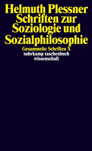 Buchcover Gesammelte Schriften in zehn Bänden | Helmuth Plessner | EAN 9783518292334 | ISBN 3-518-29233-1 | ISBN 978-3-518-29233-4