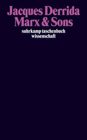 Buchcover Marx & Sons | Jacques Derrida | EAN 9783518292600 | ISBN 3-518-29260-9 | ISBN 978-3-518-29260-0