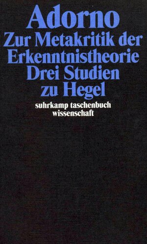 Buchcover Gesammelte Schriften in 20 Bänden | Theodor W. Adorno | EAN 9783518293058 | ISBN 3-518-29305-2 | ISBN 978-3-518-29305-8