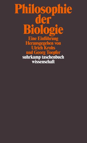 Buchcover Philosophie der Biologie  | EAN 9783518293454 | ISBN 3-518-29345-1 | ISBN 978-3-518-29345-4