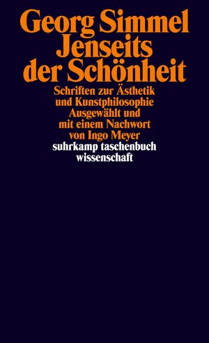 Buchcover Jenseits der Schönheit | Georg Simmel | EAN 9783518294741 | ISBN 3-518-29474-1 | ISBN 978-3-518-29474-1