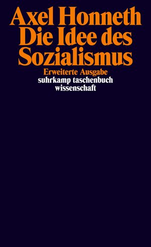 Buchcover Die Idee des Sozialismus | Axel Honneth | EAN 9783518298244 | ISBN 3-518-29824-0 | ISBN 978-3-518-29824-4