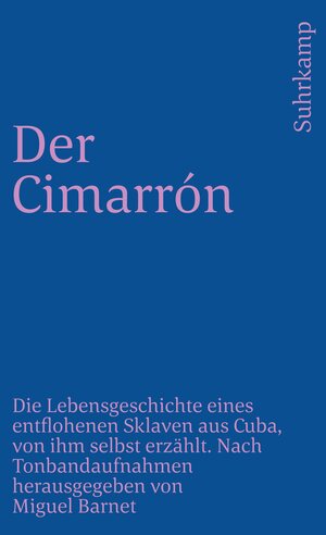 Buchcover Der Cimarrón  | EAN 9783518368466 | ISBN 3-518-36846-X | ISBN 978-3-518-36846-6