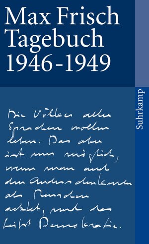 Tagebuch 1946-1949 (suhrkamp taschenbuch)