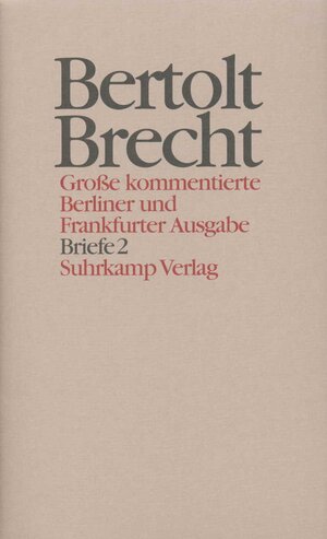 Buchcover Werke. Große kommentierte Berliner und Frankfurter Ausgabe. 30 Bände (in 32 Teilbänden) und ein Registerband | Bertolt Brecht | EAN 9783518400890 | ISBN 3-518-40089-4 | ISBN 978-3-518-40089-0