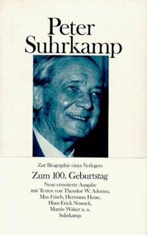 Buchcover Peter Suhrkamp | Siegfried Unseld | EAN 9783518403518 | ISBN 3-518-40351-6 | ISBN 978-3-518-40351-8