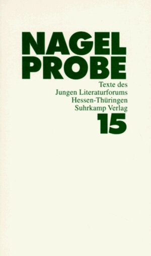 Buchcover Nagelprobe 15  | EAN 9783518410233 | ISBN 3-518-41023-7 | ISBN 978-3-518-41023-3