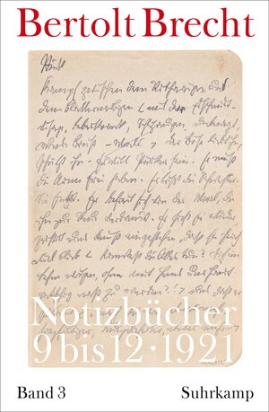 Buchcover Notizbücher | Bertolt Brecht | EAN 9783518425961 | ISBN 3-518-42596-X | ISBN 978-3-518-42596-1