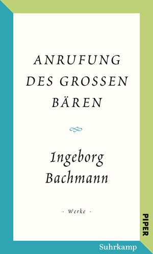 Buchcover Salzburger Bachmann Edition | Ingeborg Bachmann | EAN 9783518426050 | ISBN 3-518-42605-2 | ISBN 978-3-518-42605-0