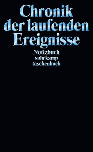 Buchcover Notizbuch suhrkamp taschenbuch  | EAN 9783518467596 | ISBN 3-518-46759-X | ISBN 978-3-518-46759-6