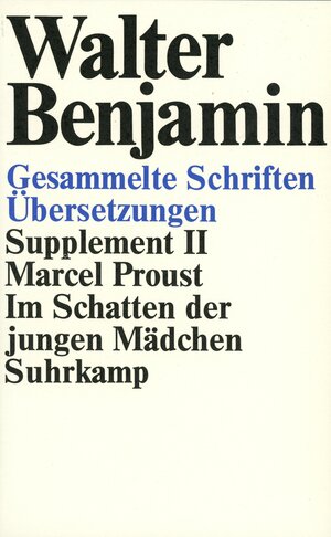 Buchcover Gesammelte Schriften | Walter Benjamin | EAN 9783518578759 | ISBN 3-518-57875-8 | ISBN 978-3-518-57875-9