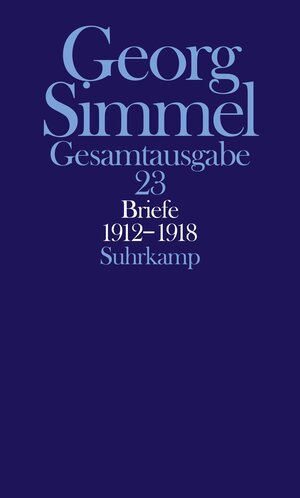 Buchcover Gesamtausgabe in 24 Bänden | Georg Simmel | EAN 9783518579732 | ISBN 3-518-57973-8 | ISBN 978-3-518-57973-2