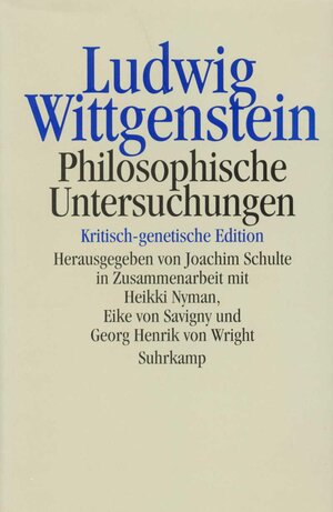 Philosophische Untersuchungen: Kritisch-genetische Edition