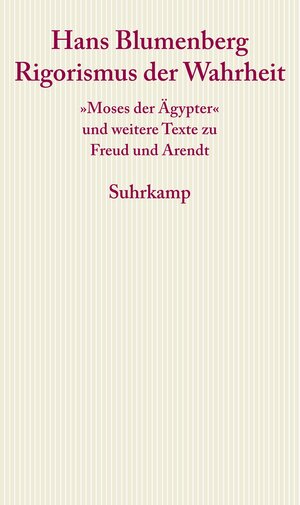 Buchcover Rigorismus der Wahrheit | Hans Blumenberg | EAN 9783518586167 | ISBN 3-518-58616-5 | ISBN 978-3-518-58616-7