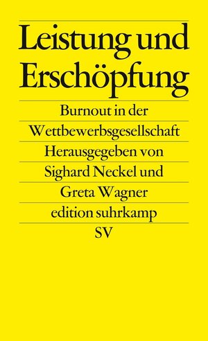 Buchcover Leistung und Erschöpfung  | EAN 9783518731345 | ISBN 3-518-73134-3 | ISBN 978-3-518-73134-5
