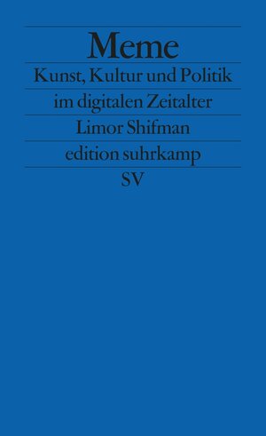 Buchcover Meme | Limor Shifman | EAN 9783518738078 | ISBN 3-518-73807-0 | ISBN 978-3-518-73807-8