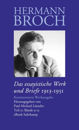 Buchcover Das essayistische Werk und Briefe | Hermann Broch | EAN 9783518750919 | ISBN 3-518-75091-7 | ISBN 978-3-518-75091-9