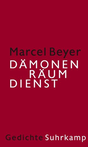 Buchcover Dämonenräumdienst | Marcel Beyer | EAN 9783518753484 | ISBN 3-518-75348-7 | ISBN 978-3-518-75348-4