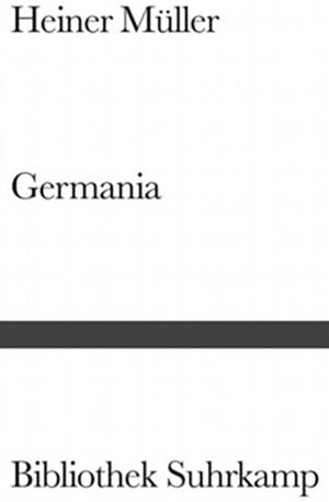 Buchcover Germania | Heiner Müller | EAN 9783518760970 | ISBN 3-518-76097-1 | ISBN 978-3-518-76097-0