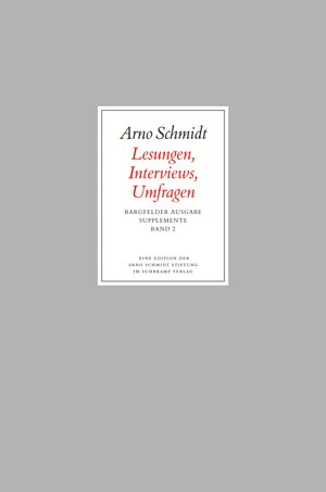 Buchcover Bargfelder Ausgabe. Supplemente | Arno Schmidt | EAN 9783518802151 | ISBN 3-518-80215-1 | ISBN 978-3-518-80215-1
