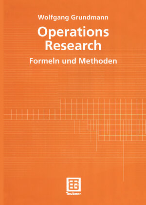 Buchcover Operations Research | Wolfgang Grundmann | EAN 9783519004219 | ISBN 3-519-00421-6 | ISBN 978-3-519-00421-9