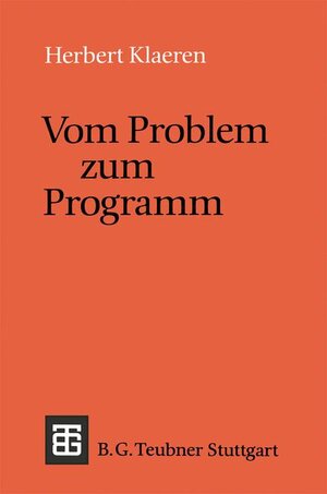 Buchcover Vom Problem zum Programm  | EAN 9783519122425 | ISBN 3-519-12242-1 | ISBN 978-3-519-12242-5