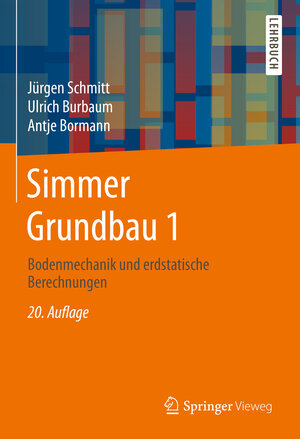 Buchcover Simmer Grundbau 1 | Jürgen Schmitt | EAN 9783519552314 | ISBN 3-519-55231-0 | ISBN 978-3-519-55231-4