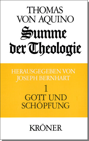 Buchcover Summe der Theologie / Gott und Schöpfung | Thomas von Aquin | EAN 9783520105035 | ISBN 3-520-10503-9 | ISBN 978-3-520-10503-5