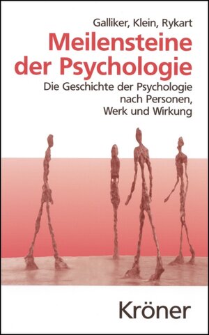 Buchcover Meilensteine der Psychologie | Mark Galliker | EAN 9783520334015 | ISBN 3-520-33401-1 | ISBN 978-3-520-33401-5