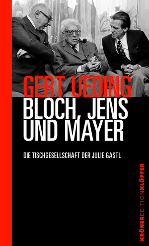 Buchcover Bloch, Jens und Mayer | Gert Ueding | EAN 9783520753038 | ISBN 3-520-75303-0 | ISBN 978-3-520-75303-8